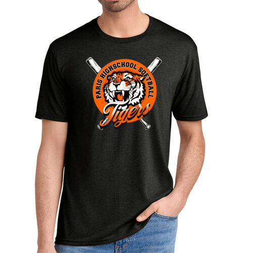 Paris Tigers Softball Design 4 on a District ® - Perfect Tri ® Tee Thumbnail