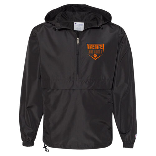 Paris Tigers Softball Design 1 on a Champion ® - Unisex Packable Anorak Jacket Thumbnail