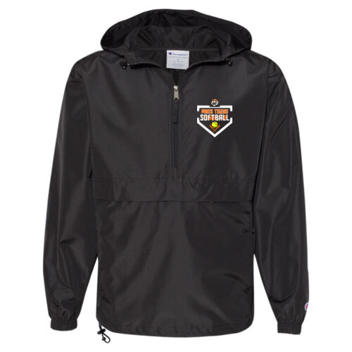 Paris Tigers Softball Design 3 on a Champion ® - Unisex Packable Anorak Jacket Thumbnail